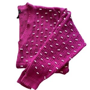 Classiques Sport V neck,wild berry pink Sweater